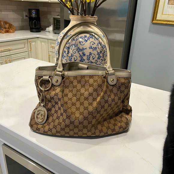 Gucci Monogram Bag Tote Purse - Picture 5 of 13